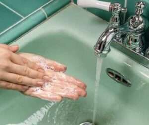 Wash Hands to remove lead