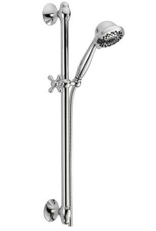 Delta Faucet 51708 SS Slide Bar Handheld Shower Head 1