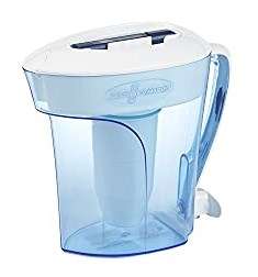 ZeroWater ZP 010 Water Filter Pitcher with Water Quality Meter – 10 Cup