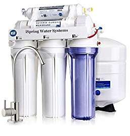 iSpring High Capacity Under Sink 5 Stage Reverse Osmosis RCC7Ultimate Water Softener