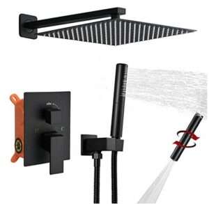 Best Rain Shower Head With High Pressure 3 BESy 12 Inch Handheld Combo Wall Mounted Shower Head