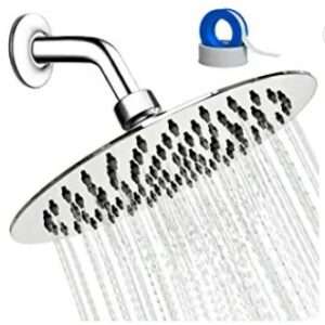 Best Fixed Shower Head for Low Water Pressure 11 Colomore 4″ Stainless Steel Rain Shower Head