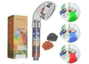 Eternal Wellness Purifying Crystal Shower Head with Minerals