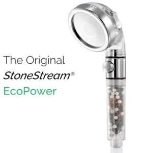 6 Best Mineral Shower Heads 3 Original StoneStream High Pressure (EcoPower) Handheld Shower Head
