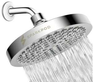 7 Best Power Shower Head For Low Water Pressure 7 SparkPod Fixed Power Shower head