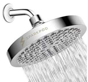 Best Fixed Shower Head for Low Water Pressure 3 SparkPod High Pressure Rain Shower Head