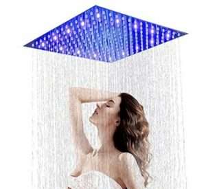 Best Rain Shower Head With High Pressure 13 Suguword 16-inch LED Rain Shower Head