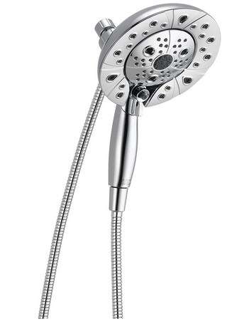 6 Best Handheld Showerhead for Small Shower 5 Delta Faucet 5-Spray H2Okinetic In2ition Dual Shower