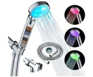 Best LED Rain Shower heads 1 KAIREY Led Handheld Shower Head with 7 Light Color Change
