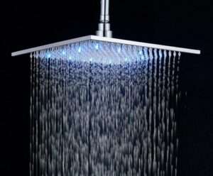 Best LED Rain Shower heads 7 Rozin Chrome 12-inch Rainfall Shower Head