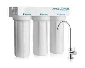 APEC WFS 1000 Super Capacity High Quality 3 Stage Under Sink Water Filter System