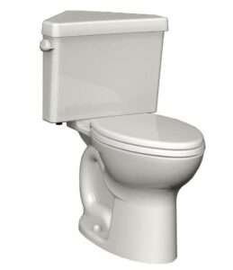 American Standard 270BD001.020 Cadet 3 Right Height Round Front Two Piece Triangle Toilet with 12 Inch Rough In