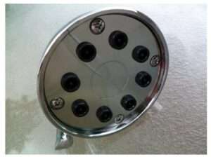 Chrome Giessdorf 8 Jet Brass Shower Head