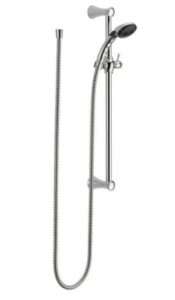 Best all Metal Handheld Shower Heads 13 Delta Faucet 2 Spray Slide Bar Hand Held Shower with Hose Chrome 57011