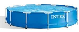 Intex 12ft x 30in Super Tough Above Ground Pool with Metal Frame Pump