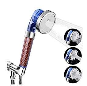 Luxsego Ionic Handheld Shower Head with a Replacement Hose 1 Luxsego Ionic Handheld Shower Head with a Replacement Hose