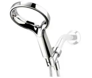 Methven Aio Removable Handheld Shower Head with High Pressure Water Jets Hose and Adjustable Arm Mount