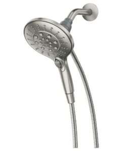 Best all Metal Handheld Shower Heads 7 Moen Engage Spot Resist Brushed Nickel Magnetix Six Function 5.5 Inch Handheld Showerhead 1