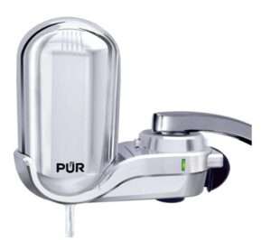 PUR 3 Stage Advanced Faucet Water Filter with Chrome Casing