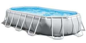 Premium Intex 16.5ft x 9ft x 48in Best Above Ground Pool for Unlevel Ground
