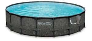 Best Above Ground Pools for Unlevel Ground 7 Summer Waves Elite 18ft x 48in Above Ground Pool for Sloped Yard
