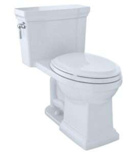 Best No Clog Toilets Reviews 3 TOTO MS814224CEFG01 Promenade II One Piece Elongated toilet