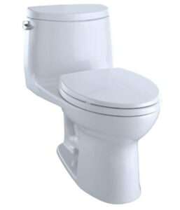 Toto MS604114CEFG01 UltraMax II One Piece Elongated 1.28 GPF Universal Height Toilet 1