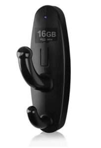 Best Invisible Mini Cameras for the Bathroom 7 WISEUP 16GB Hook Coat Hanger Hidden Camera