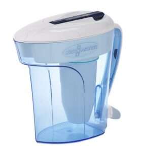 ZeroWater Filter Pitcher 12 Cup with A Free Water Quality Meter