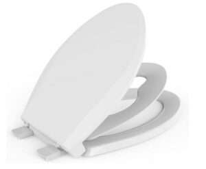 Toilet Seat With Toddler Seat Built in Quick Release Hinges