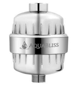 Jolie Shower Head Filter vs Aquabliss Shower Filter 1 AquaBliss High Output Revitalizing Shower Filter
