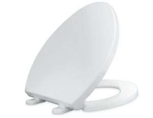 CYRRET Elongated Plastic Toilet Seat Slow Close