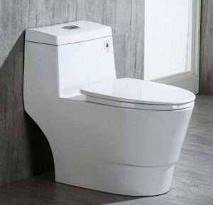 Top 5 Toilet Brands for Quality and Durability 7 WOODBRIDGEE One Piece Toilet with Soft Closing Seat