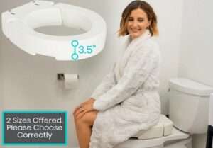 5 Best Toilet Seat Risers 1 vive toilet riser