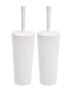 AmazonCommercial Toilet Brush and Holder Set 2 pack