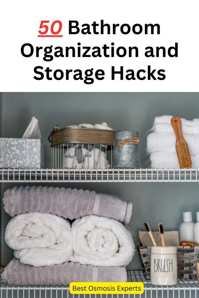 Bathroom Organization and Storage Hacks
