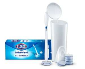 Clorox ToiletWand Disposable Toilet Cleaning Kit Toilet Brush