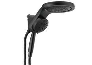 Best Ceiling Rainfall Shower Heads 7 Delta Faucet HydroRain 5 Spray H2Okinetic Dual Shower Head with Handheld Spray