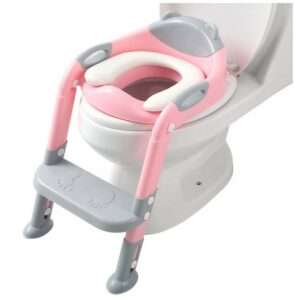 Potty Training Seat Ladder Girls Toddlers Potty Chair Potty Seat Kids Potty Training Toilet Seat with Ladder