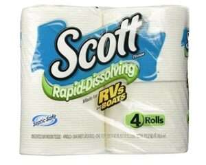 Scott Rapid Dissolve Toilet Tissue