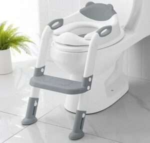 Toilet Potty Training Seat with Step Stool Ladder,SKYROKU Potty Training Toilet for Kids Boys Girls Toddlers