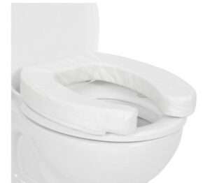 Vive Toilet Seat Cushion Soft Cushioned Foam Easy Clean Soft Padded
