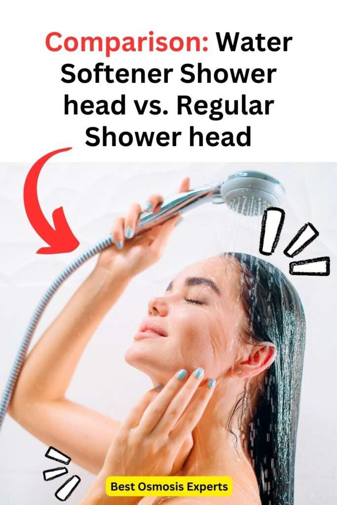 Water Softener Shower head vs. Regular Shower head