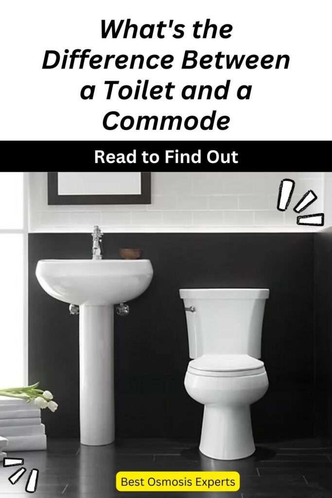 What's the Difference Between a Toilet and a Commode