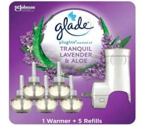Glade PlugIns Refills Air Freshener Starter Kit Scented and Essential Oils for Home and Bathroom