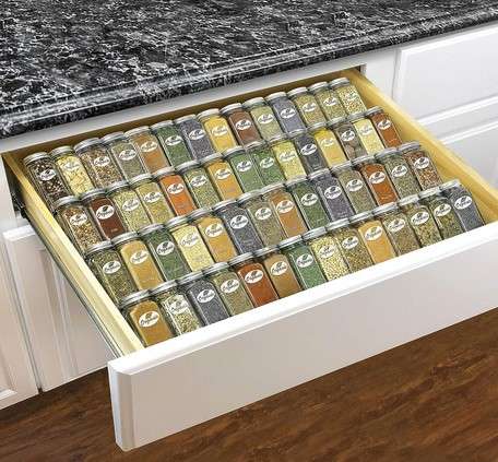 Best Kitchen Drawer Organizers 7 LYNK PROFESSIONAL® Expandable Spice Drawer Organizer