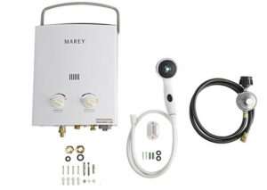 Marey Tankless Water Heaters Reviews & It's Best Alternative 9 Marey GA5PORT Portable Propane Gas Tankless Water Heater