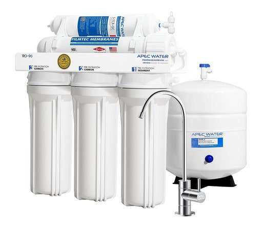 The Best In-Line Water Filtration Systems 5 APEC Water Systems Ultimate Reverse Osmosis Water Filtration System