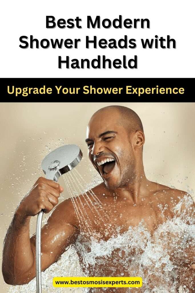 Modern shower head with handheld