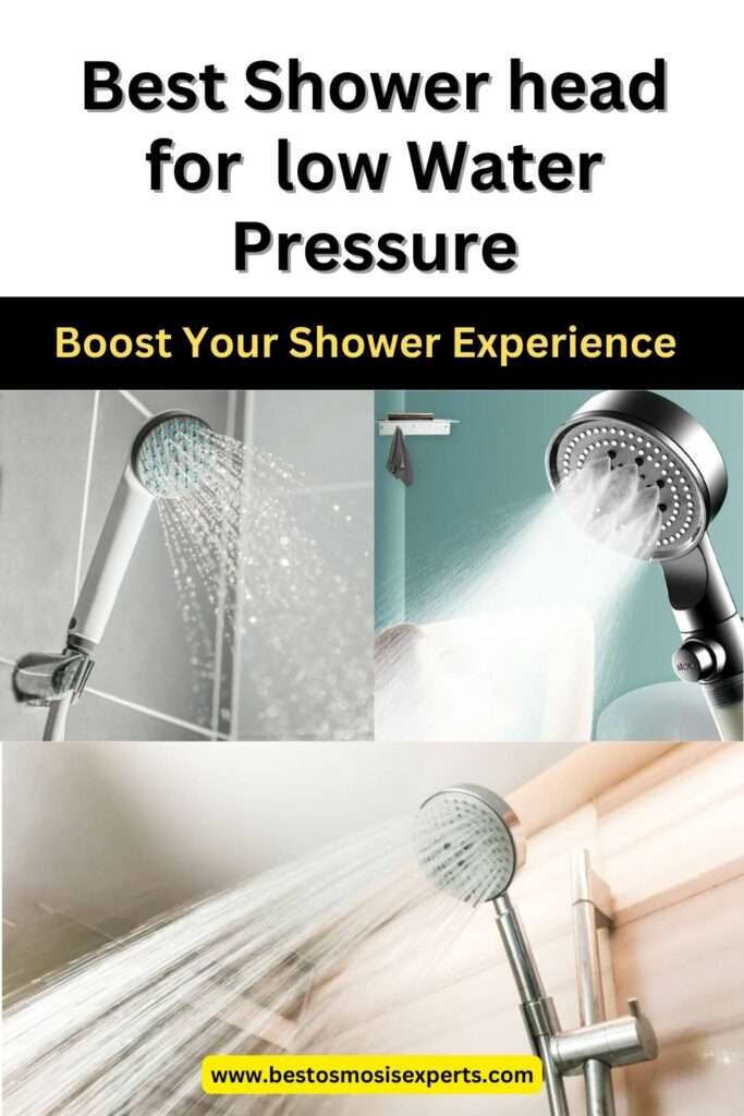 best shower heads for low water pressure